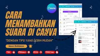 Cara menambahkan suara di canva #canva