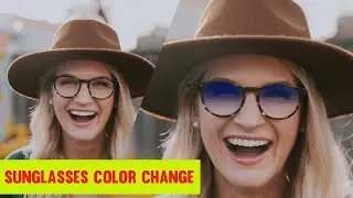 Change Your Sunglass Color Photoshop Tutorial 2023 | Change Glasses Color In Photoshop 