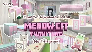 -ˏˋ Minecraft BE ✿ Meaow Cit Furniture For v 1.21 🩷 ˊˎ