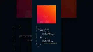 glass animation | html css #shorts
