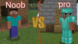 Noob vs pro in Minecraft | part 1