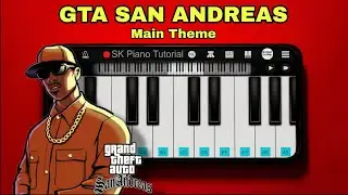 GTA San Andreas - Main Theme | EASY Piano Tutorial