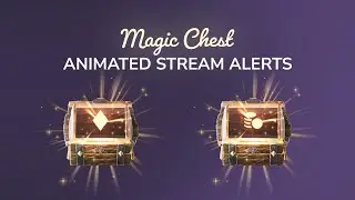 Halloween Chest Animated Stream Alerts | Twitch Animated Streamlabs and StreamElements Alert