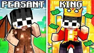 PEASANT to KING in Minecraft!