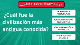 Trivia de historia, sabes la respuesta..