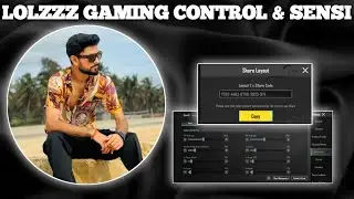 (2024) LOLZZZ GAMING SENSITIVITY CODE 3.4/ LOLZZZ GAMING CONTROL CODE 3.4/ #lolzzzgaming 3 FINGER