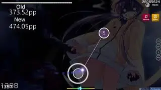 WalkingTuna's  Yousei Teikoku - Kokou no Sousei [Chaos] +HDHR | old vs new pp
