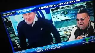 20 aprile 2019 - Cesare Pompilio si commuove per la vittoria dell'ottavo scudetto