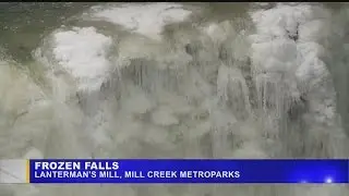 Lanterman's Mill partially frozen