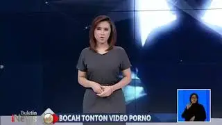 viral, bocah perempuan asik nonton video porno