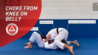 Choke from knee on belly | BJJ Techniques | Gracie Barra Carlton