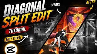 How To Make This Trending Diagonal Split Edit 🔥 | CapCut Tutorial