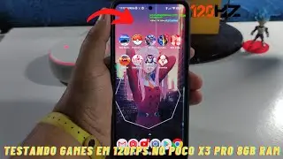 TESTE DE JOGOS QUE RODAM EM 120FPS NO POCO X3 PRO 8GB RAM! AGORA SIM.
