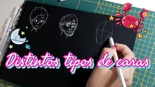 Dibujo distintos tipos de caras 😝