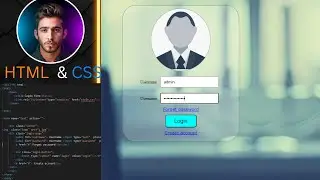 How To Create Login Form by using HTML and CSS | Sulei computer tutorial.