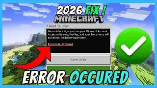 Fix Minecraft Failed to Login Error Code Drowned (2026)