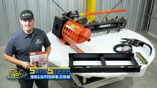 How to assemble the Eterra Skid Steer Trencher - Demonstration | Skid Steer Solutions