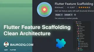 Extensions VSCODE : Flutter Feature Scaffolding | Clean Architecture