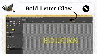 How to add an outline to text in GIMP (Letter Magic)