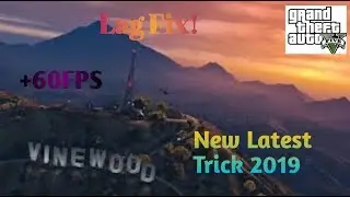 GTA V Lag/Blackscreen/Crash Fix|Latest Trick 2019