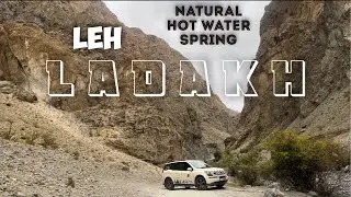 Ladakh Roadtrip 🏔️| Natural Thearapy Hot Water Spring 🏞️ #goa #travel #ladakh #mahindra #roadtrip