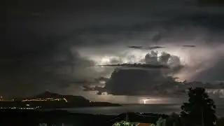 Time Lapse of a Thunderstorm at Night | Free Stock Video Footage HD 4K