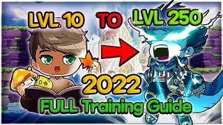 Maplestory 2022 Updated LVL 10 - 250 Full Training Guide + TIPS