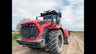 Демонстрация работы автопилота на тракторе Кировец К-742М