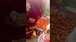tada సంత ఎలా ఉందొ చుడండి  సంత మధ్యలో కి ఆవు వచ్చేసింది #
