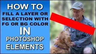 Fill a Layer or Selection with the Foreground or Background Colors