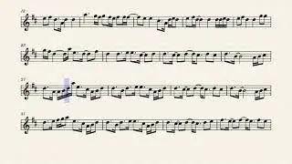 Easy On Me - Adele - Alto Saxophone Sheet Music