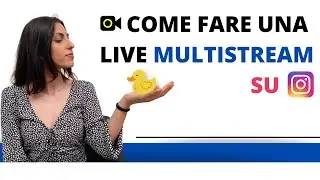 Come integrare Instagram in una live multistream