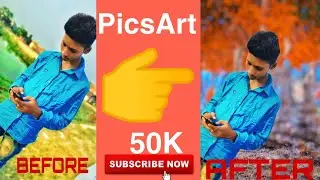 Picsart tutorial : How to change background in Picsart