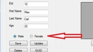 Visual C++ Tutorial 32 -Windows Forms Application: Checkbox , radiobutton and groupbox with Database