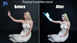frozen effect photoshop | frost effect photoshop | ice effect tutorial photoshop
