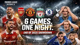 Premier League Matchday 19Games to End 2025!