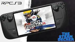 NCAA Football 14 - Steam Deck PS3 Emulation Test