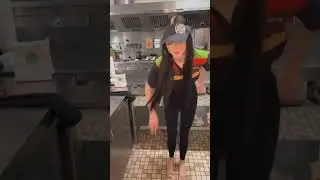 burger girl foot video 