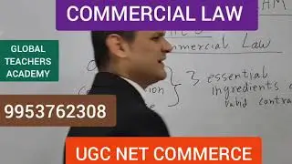 ugc net commerce - commercial law - #ugc #ugcnet #netjrf