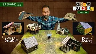 Making a medieval Stable and Barn for tabletop gaming