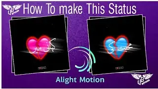 Alight Motion Me Status Kaise Banaye Easy Tutorial In #AlightMotion
