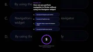 How can you perform navigation in Flutter without using the Navigator widget