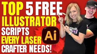 TOP 5 FREE Adobe Illustrator Scripts for Laser Crafters 🔥 | Save Time, Cut Better, Stress Less!