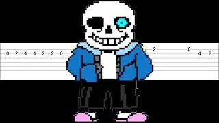 Megalovania Meme (Easy SLOW Guitar Tabs Tutorial)