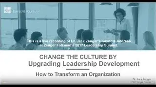 Change Culture by Upgrading Leadership Development