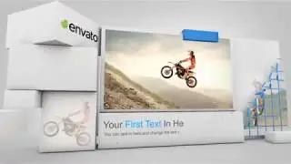 Cube Assemble Slideshow | After Effects Template | Video Displays