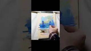 Как рисовать масляной пастелью. Oil pastel. 