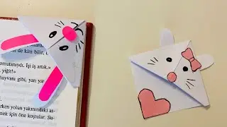 Kolay Origami Kitap Ayracı  Yapımı 📚 | Origami Bookmark