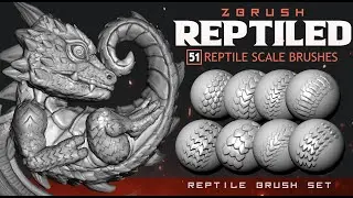 Reptiled: ZBrush Scale Brushes