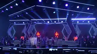 Световое барабанное шоу BARREL drum show на открытии программы